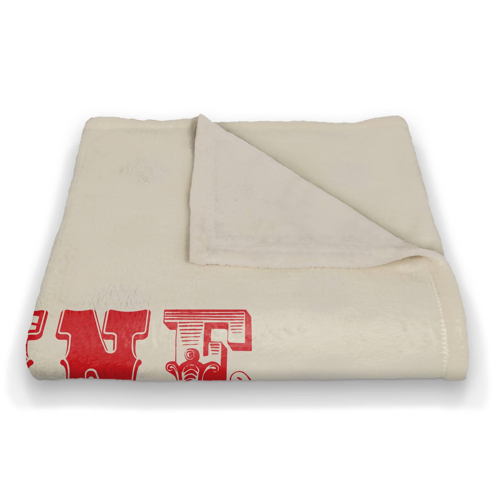 Cupid Candy Hearts 50" x 60" Coral Fleece Blanket